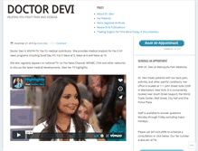 Tablet Screenshot of doctordevi.com